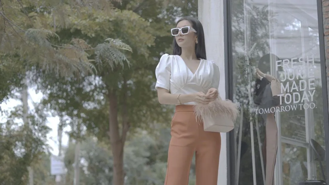 Fashion film, before color grading