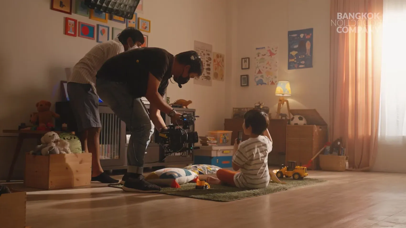 Behind the scenes on a Bangkok Production Company shoot