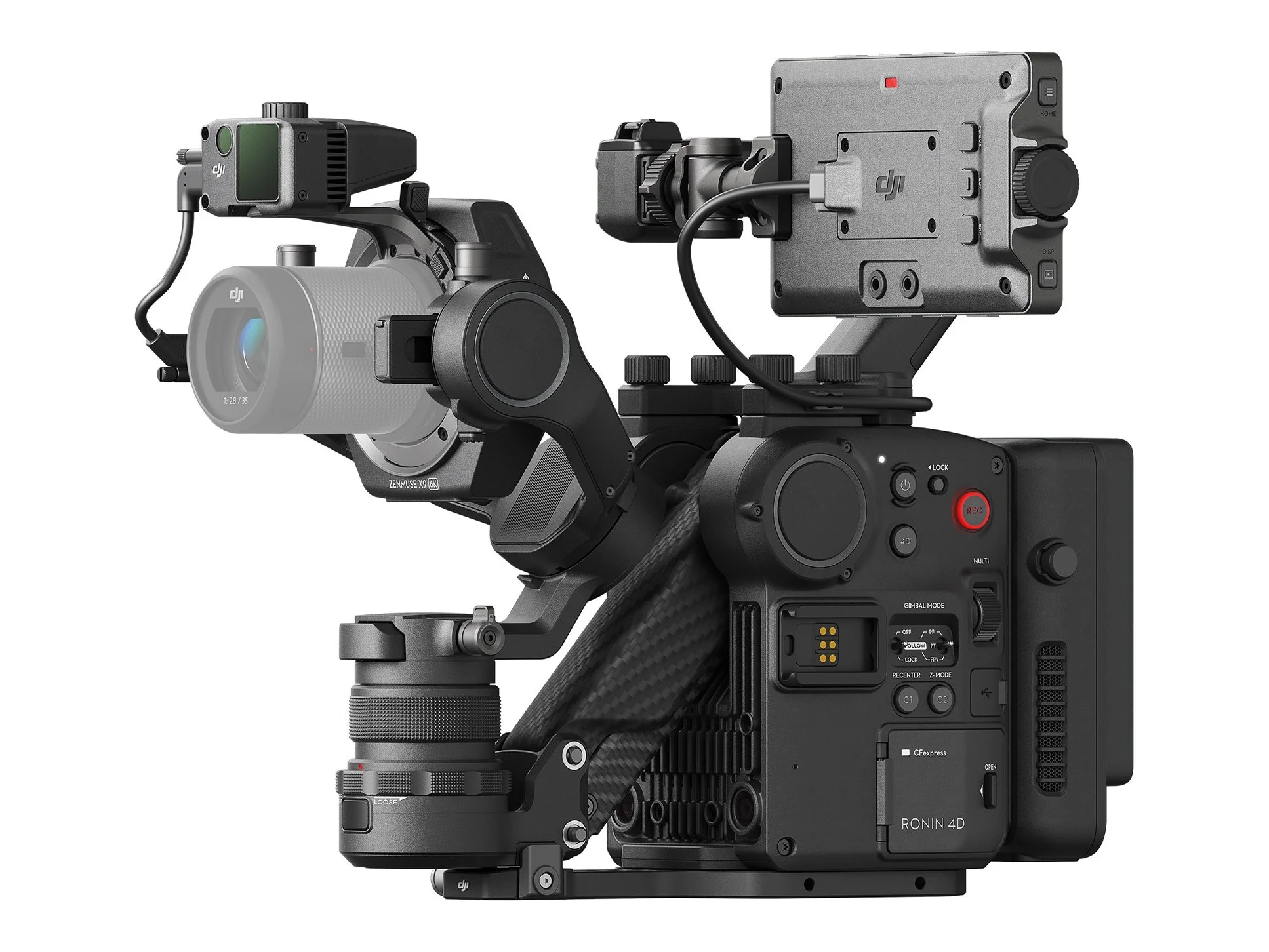 DJI Ronin 4D กล้องถ่ายภาพยนตร์พร้อมกิมบอลให้เช่าในกรุงเทพฯ