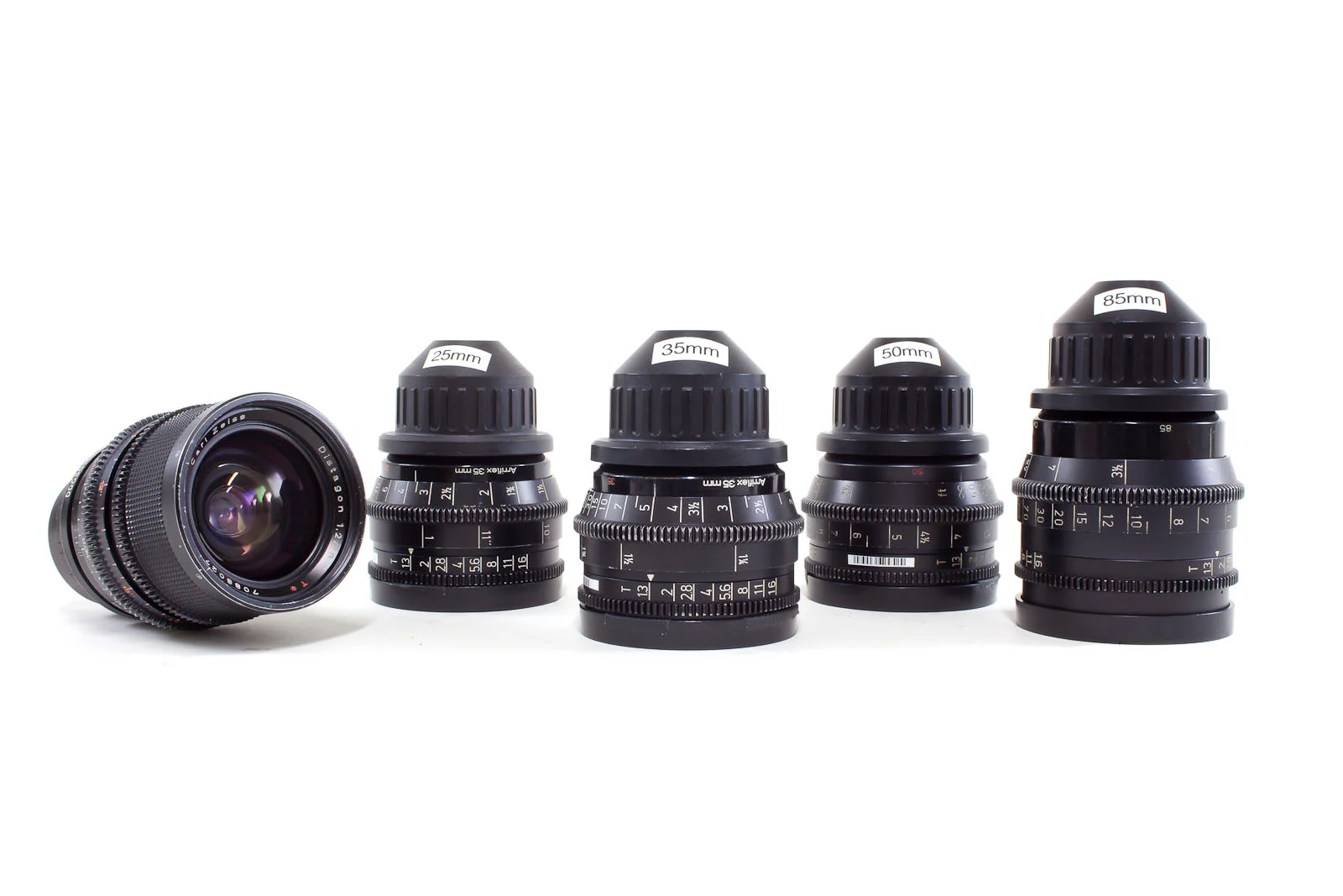 ZEISS Super Speeds Set of 5 เลนส์ถ่ายภาพยนตร์วินเทจให้เช่าในกรุงเทพฯ
