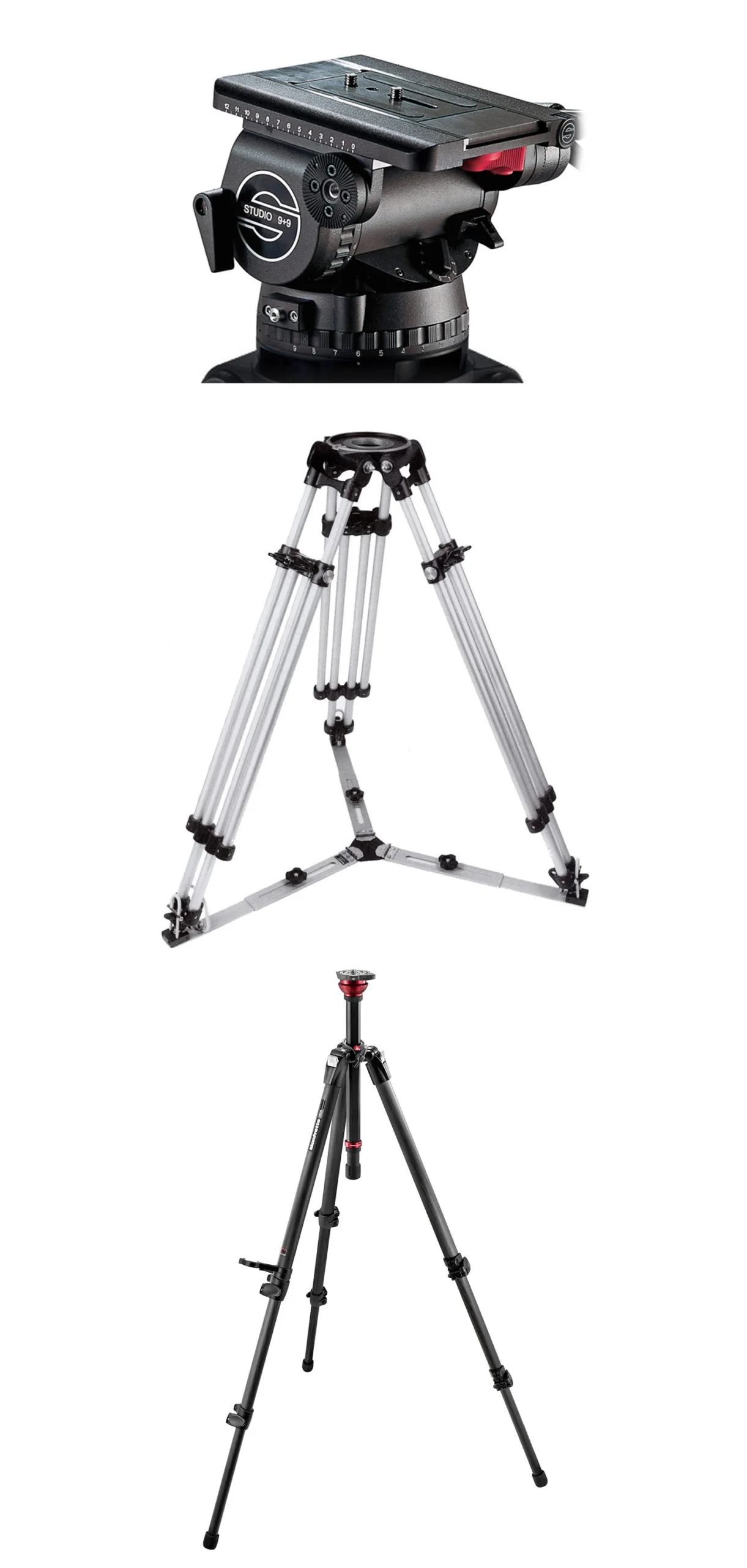 Tripod and Fluid Heads ขาตั้งกล้องและหัวแพนให้เช่าในกรุงเทพฯ