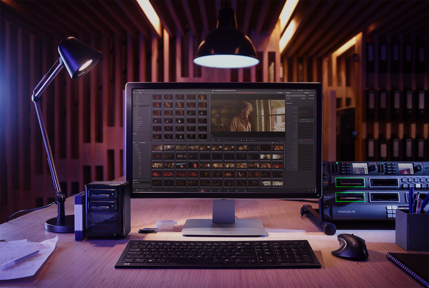 davinci resolve post production color grading